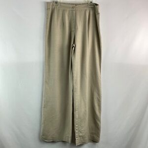 Simply Be wide leg linen NWT tan pants 10